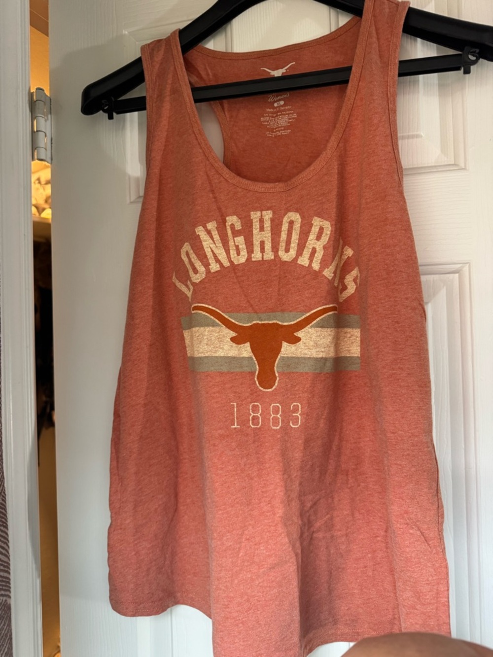 Longhorns Women's Tank Top - Burnt Orange